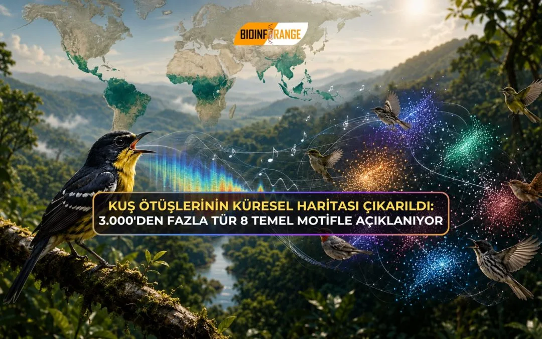 Kuş Ötüşlerinin Küresel Haritası Çıkarıldı: 3.000’den Fazla Tür 8 Temel Motifle Açıklanıyor
